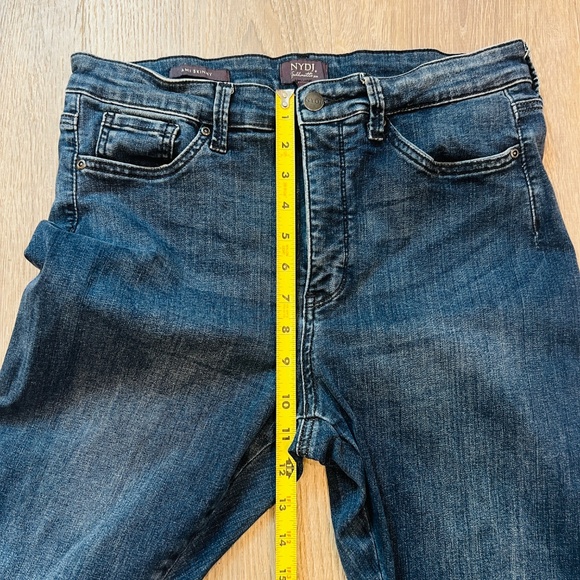 NYDJ Ami Skinny Jeans Women's Size 12P Blue Denim Lift Tuck Technology stretch - Picture 11 of 16